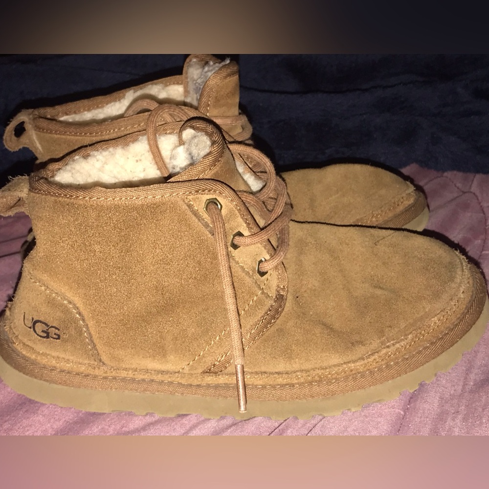 Ugg Neumel boots size 5 uk4 eur38 tan lace up